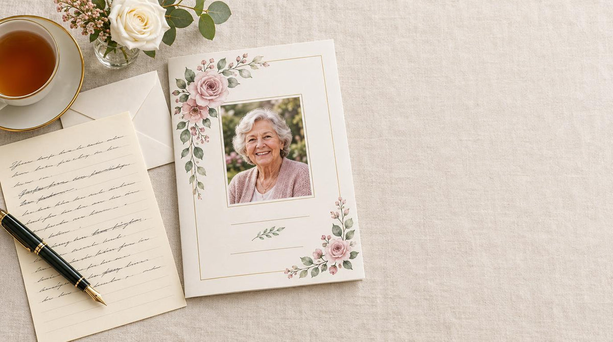 Funeral Program Wording Examples: Covers, Welcome Lines & Thank-Yous