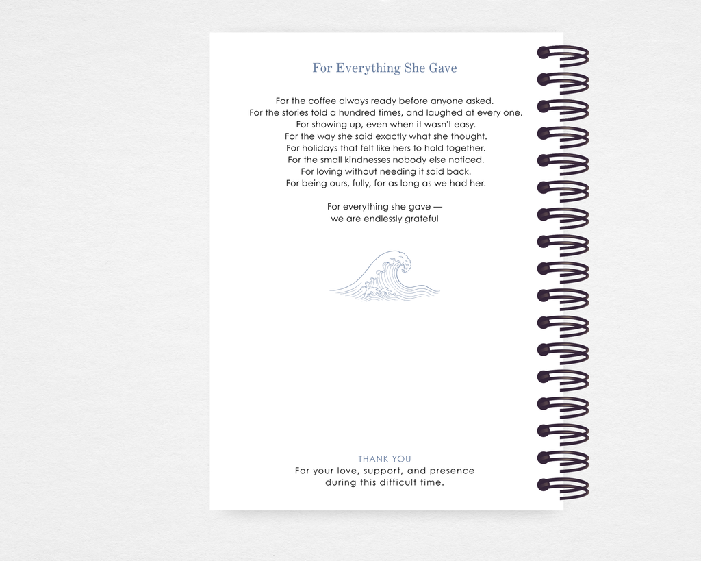 Gentle Grace Memorial Guest Book