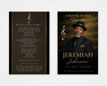 Golden Notes Funeral Program