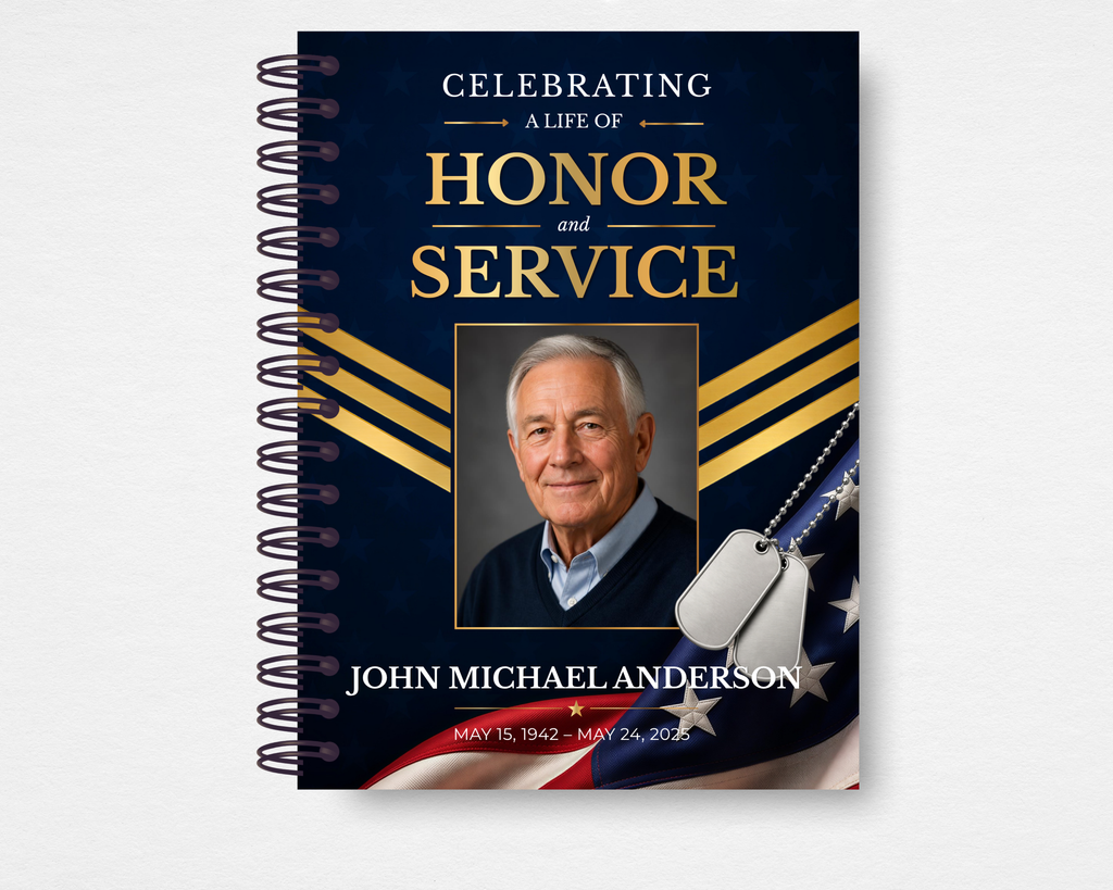 Honor and Service Memorial Guest Book