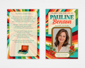 Her Music Plays On — Funeral Program Template