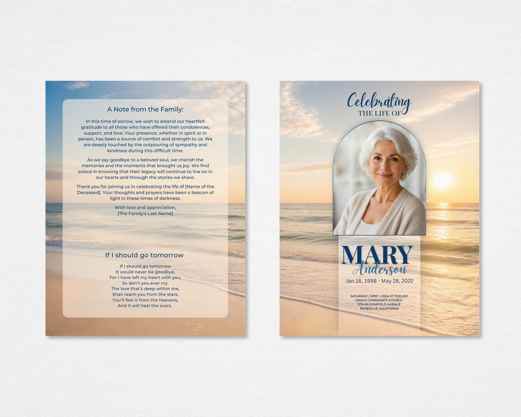 Golden Tide Memorial Guest Book