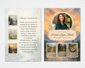 Watercolor Wilderness Memorial Thank You Card