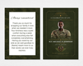 Duty & Honor Memorial Thank You Card
