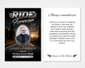 Dark Highway Memorial Thank You Card