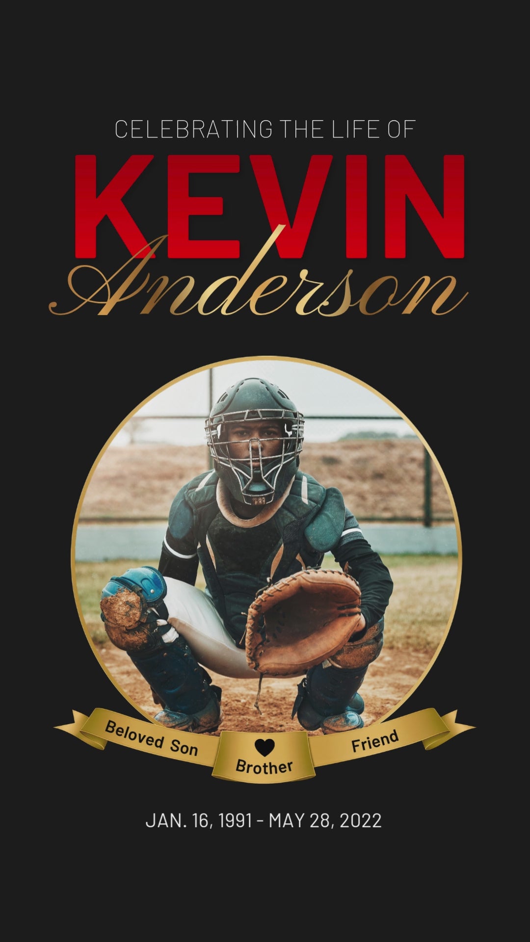 Final Inning Funeral Program